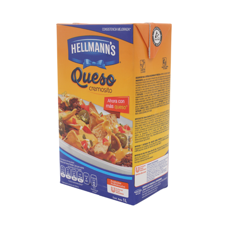 ADEREZO DE QUESO CHEDAR HELLMANS 1 ...