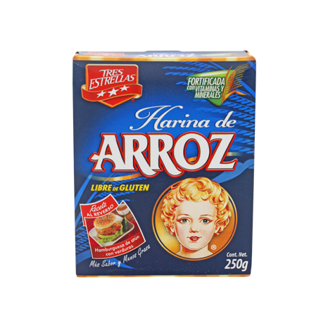 HARINA DE ARROZ 3 ESTRELLAS 250 G P...