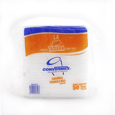 CHAROLA UNICEL NUM 855 CONVERMEX PA...