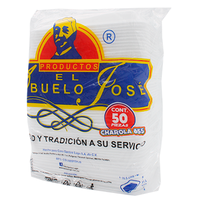 CHAROLA DE UNICEL No 855 EL ABUELO ...
