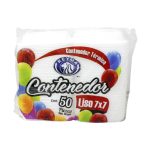 CONTENEDOR 7 X 7 REYMA LISO 50 PIEZ...